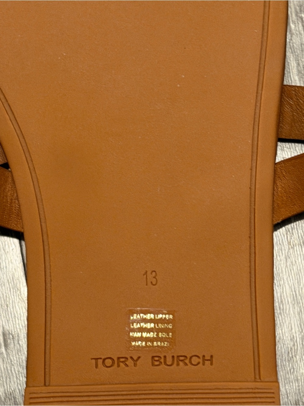 NWOT Tory Burch Miller Soft Logo Sandals Size 13 - Picture 3 of 4